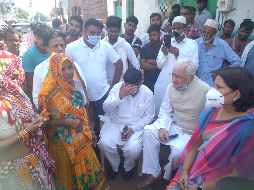 Salman Khurshid Supriya Shrinet in Agra