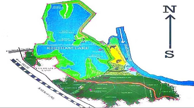 Keetham Lake Map